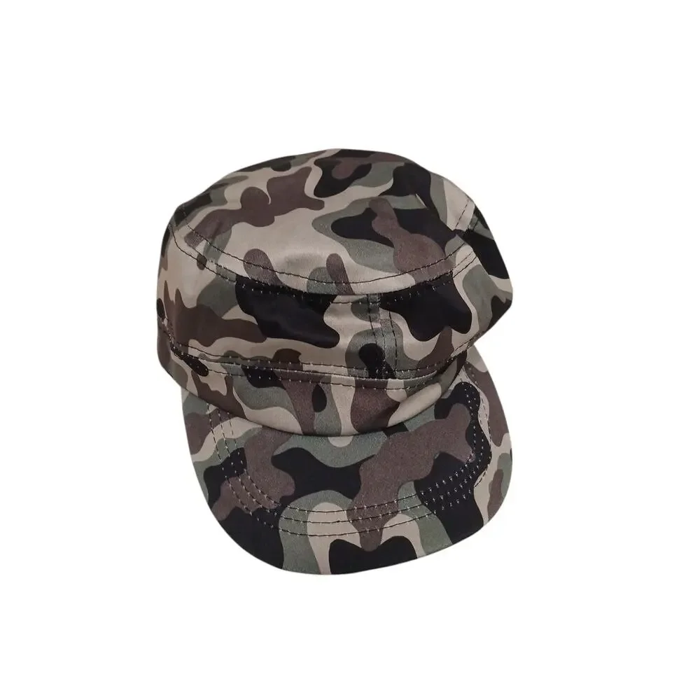 Army Costume Women`s‎ Sz L Military Soldier Camouflage Bodysuit & Hat Halloween - Picture 7 of 16